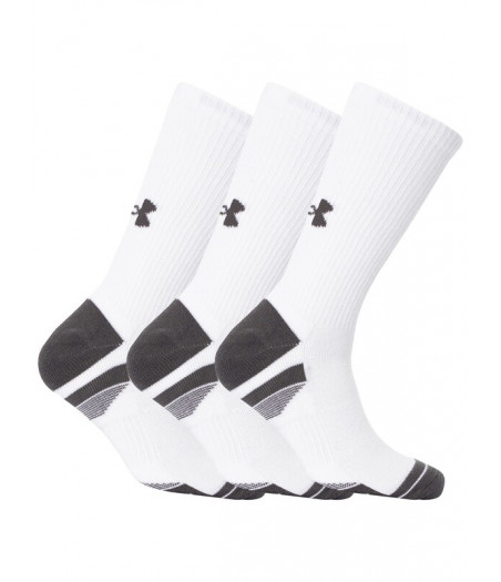 UNDER ARMOUR UA Performance Tech 3-Pack Crew Socks - ΛΕΥΚΟ