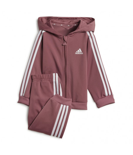 ADIDAS ESS Shiny Hooded Track Suit Παιδικό Σετ Φόρμα - ΣΑΠΙΟ ΜΗΛΟ