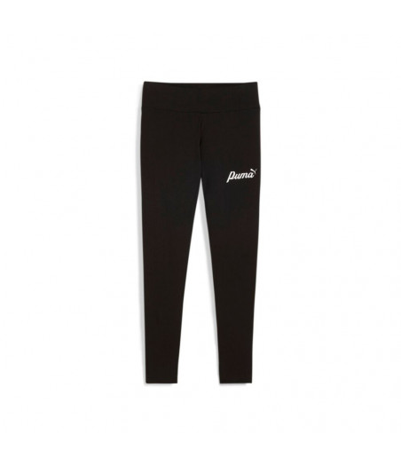 PUMA ESS Script Legging Γυναικείο Κολάν - ΜΑΥΡΟ