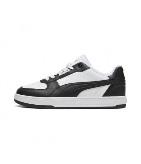 PUMA Caven 2.0 Lux Ανδρικά Sneakers - ΑΣΠΡΟΜΑΥΡΟ