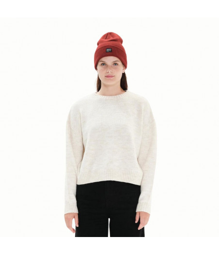 EMERSON Basic Knit Sweater Γυναικείο Πουλόβερ - OFF WHITE