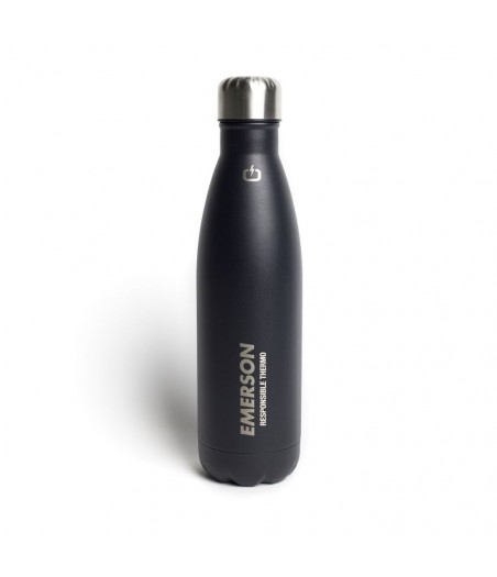 EMERSON Double Wall Vacuum Bottle (500 ml) - ΜΑΥΡΟ