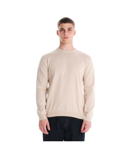 EMERSON Men's Knit Sweater Ανδρικό Πουλόβερ - ECRU