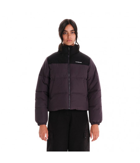 EMERSON Women's Puffer Jacket Γυναικείο Μπουφάν - PLUM/BLACK