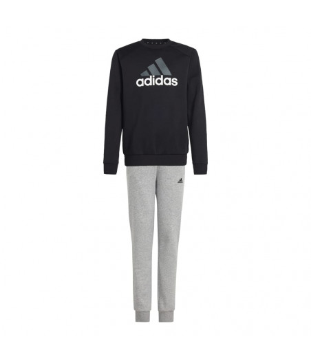 ADIDAS ESS BL FL TS Παιδικό Σετ Φόρμα - ΜΑΥΡΟ