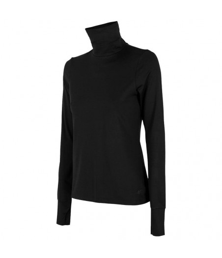 4F Women's Longsleeve H4Z21-TSDL015-20S ΜΑΥΡΟ